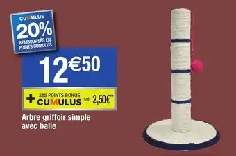 Migros Arbre griffoir simpls avec balle offre