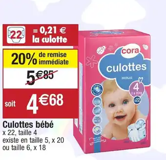 Migros Culottes bébé offre