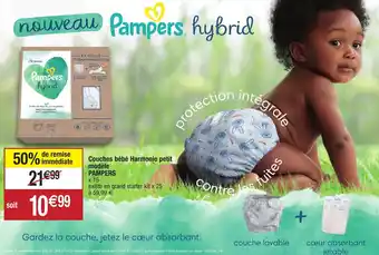 Migros Couches bébé Harmonie petit modèle offre