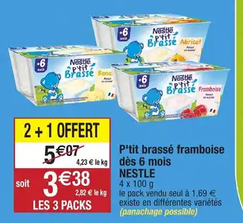 P'tit brassé framboise dÚs 6 mois