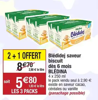 Blédidej saveur biscuit dès 6 mois