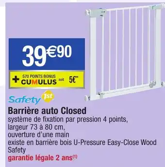 Barriere auto Closed