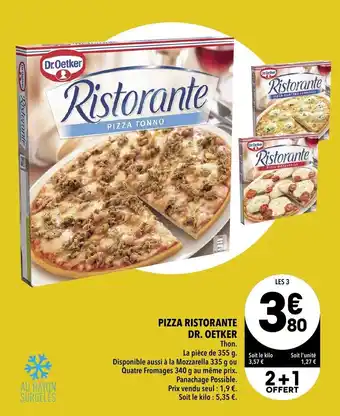 Supeco Pizza Ristorante Dr. Oetker offre