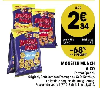 Supeco Monster Munch Vico offre
