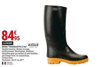 Aigle bottes "chambord pro 2 iso"