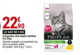 Gamm vert Purina croquettes chat adulte stérilisé offre