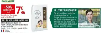 Gamm vert Litière de chanvre gamm vert offre