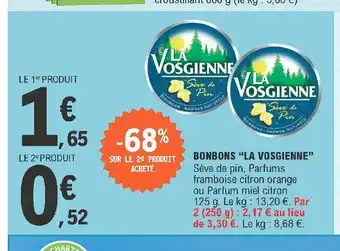 E.Leclerc Bonbons "La Vosgienne" offre