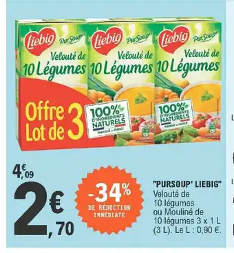 E.Leclerc "Pursoup' Liebig" offre