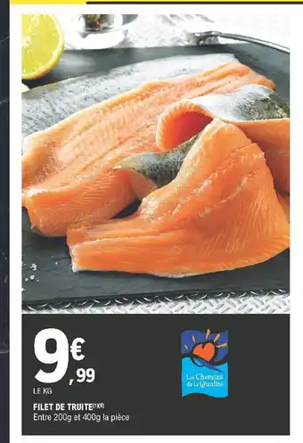 E.Leclerc Filet De Truite offre