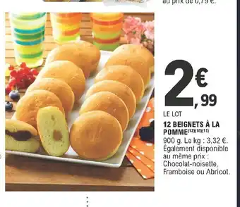 E.Leclerc 12 Beignets A La Pomme offre