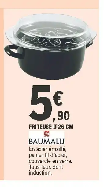 E.Leclerc Friteuse 26 cm offre