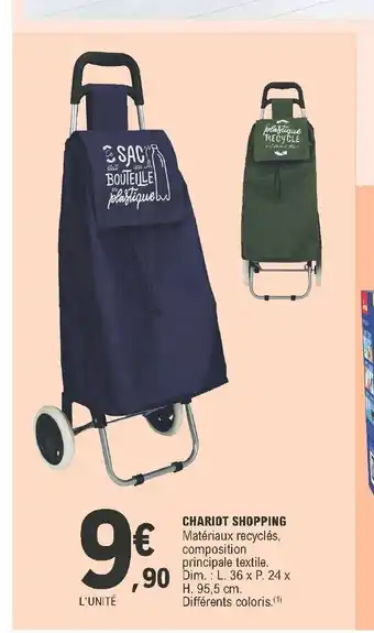 E.Leclerc Chariot Shopping offre