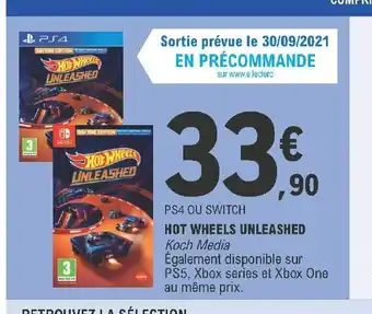 E.Leclerc Hot Wheels Unleashed offre