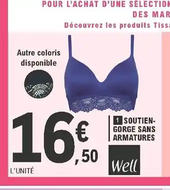 E.Leclerc Soutien - Gorge Sans Armatures offre