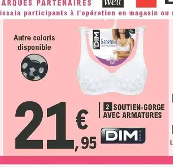 E.Leclerc Soutien-Gorge Avec Armatures offre