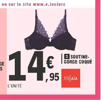 E.Leclerc Soutine Gorge Coqué offre