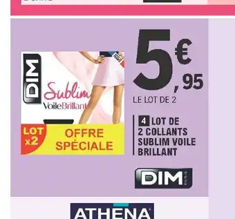 E.Leclerc Lor De 2 Collants Sublim Voile Brillant offre