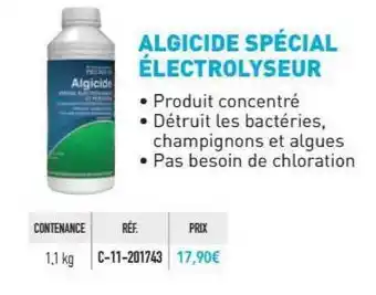 Algicide Spécial électrolyseur
