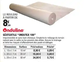 E.Leclerc Brico Géotextile offre