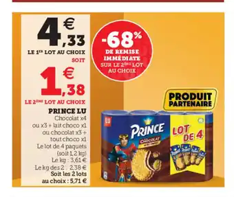 Hyper U Prince Lu offre