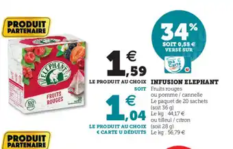 Hyper U Infusion Elephant offre