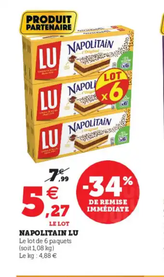 Hyper U Napolitain Lu offre