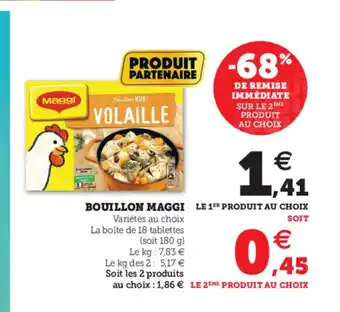Hyper U Bouillon Maggi offre
