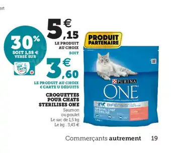 Croquettes Pour Chats Sterilises One