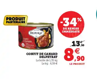 Hyper U Confit De Canard Delpeyrat offre