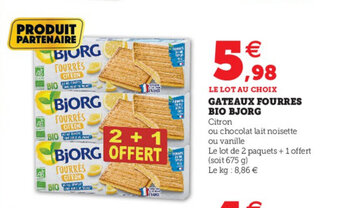 Promo Bjorg Fourres Framboises Bio Chez Lidl