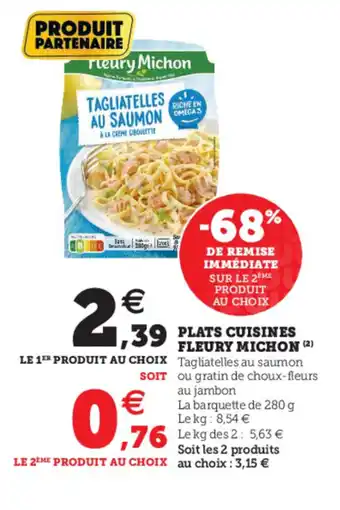Hyper U Plats Cuisines Fleury Michon offre