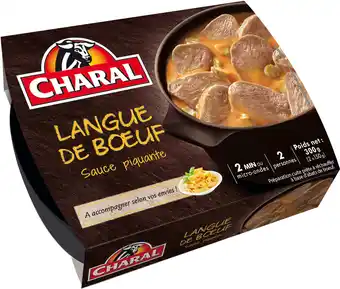 Match Charal langue de boeuf sauce piquante offre