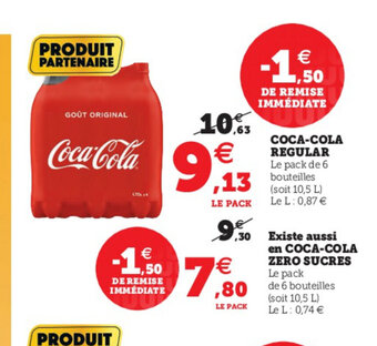 Hyper U Coca-Cola Regular offre