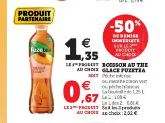 Hyper U Boisson Au The Glace Fuzetta offre