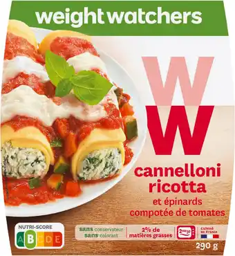 Weight watchers plat cuisiné