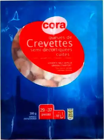 Match Cora crevettes décortiquées cuites offre