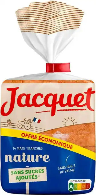 Match Jacquet pain de mie sans sucre ajouté offre