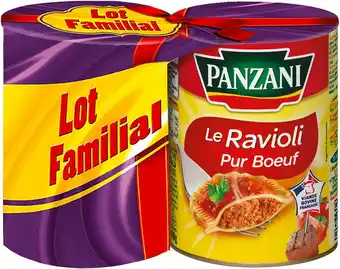Match Panzani ravioli pur boeuf offre
