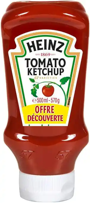 Match Heinz tomato ketchup offre