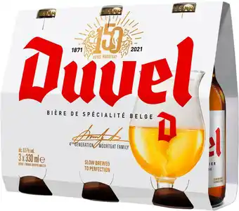 Match Duvel bière blonde offre