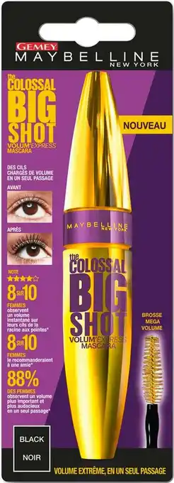 Match Maybelline mascara colossal offre