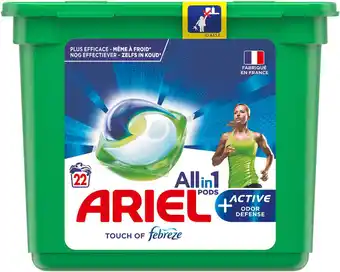 Match Ariel + lessive capsules offre