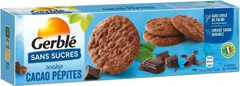 Match Gerble cookie cacao pépites sans sucres ajoutés offre