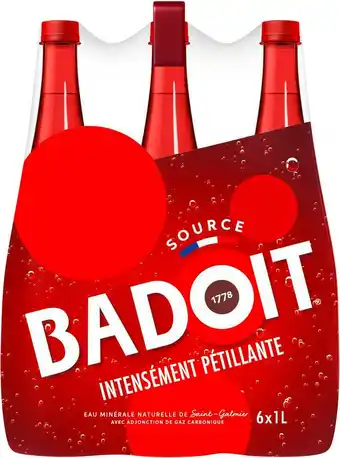 Match Badoit eau gazeuse offre