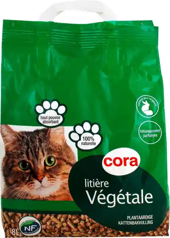 Match Cora litière 100 % fibres végétales naturelles offre