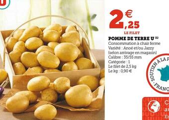 U Express U pomme de terre offre