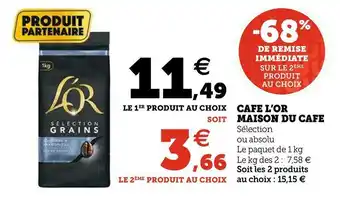 U Express L’or cafe offre
