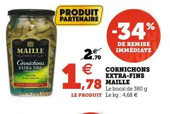 U Express Maille cornichons extra-fins offre