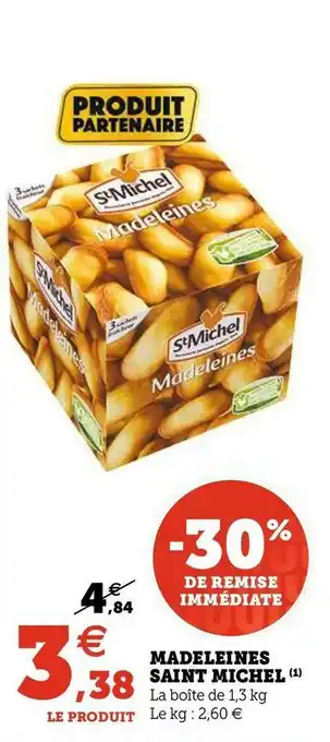 U Express Saint michel madeleines offre
